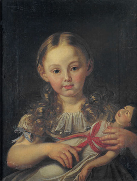 Girl with a doll